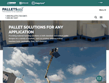 Tablet Screenshot of pallets.com